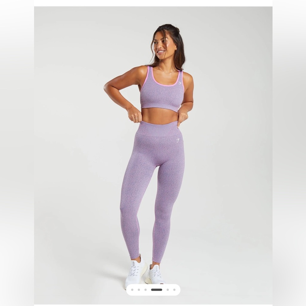 COPY - GYMSHARK MARL SEAMLESS SETS (Pink + Blue)